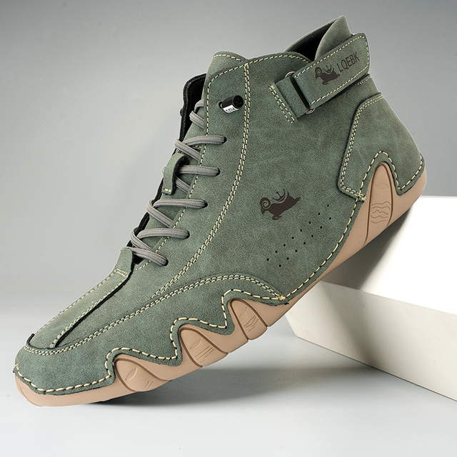 Sehr bequemer und rutschfester Barfußschuh aus echtem Leder (unisex).