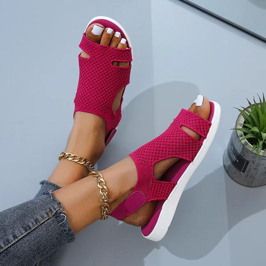 Nachtglanz™ Carol-2023 atmungsaktive orthopädische Sandalen für Frauen