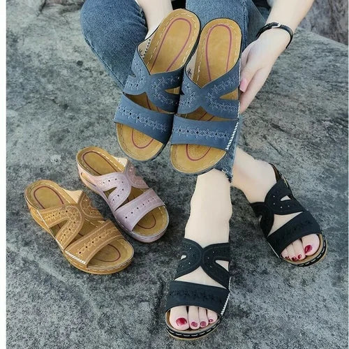 Ava Rutschfeste offene und atmungsaktive Sandalen-Nachtglanz™