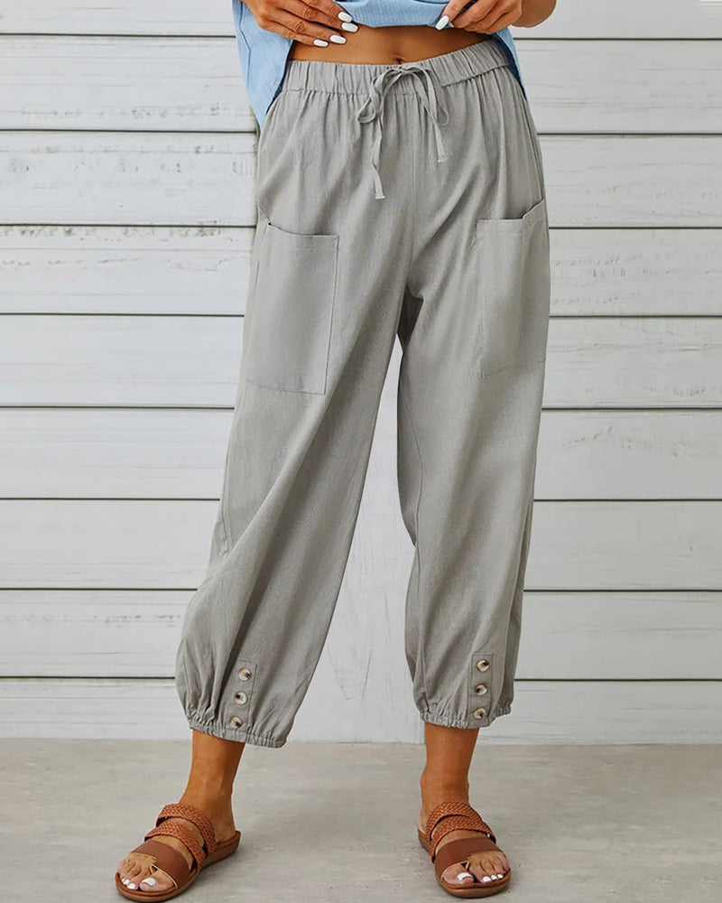 Theresa's ™ Neun-Punkt-Hose mit hoher Taille - Stilvoll und bequem