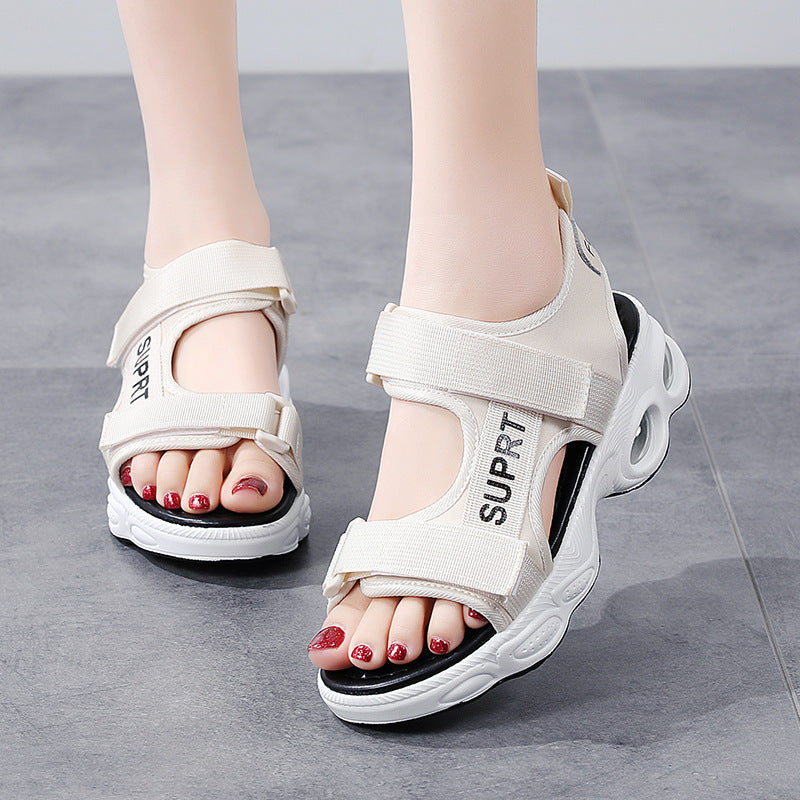 Nachtglanz™ - Ida 2023 Sandalen mit dickem Boden für Frauen in koreanischer Version