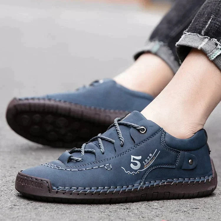 Nachtglanz™ Axel Roman - Männer Casual Sommer Schuhe Vegan Leder