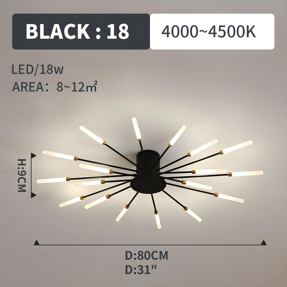 Nachtglanz LED-Kronleuchter