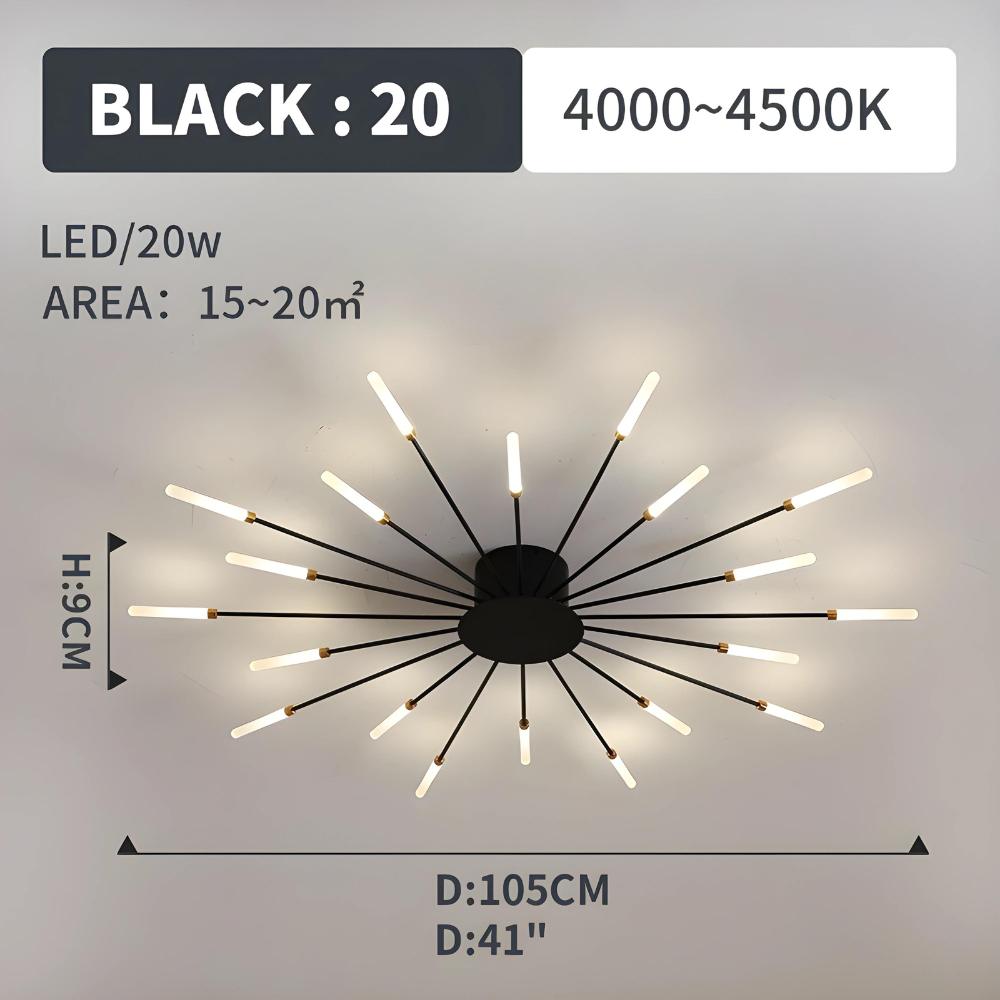 Nachtglanz LED-Kronleuchter