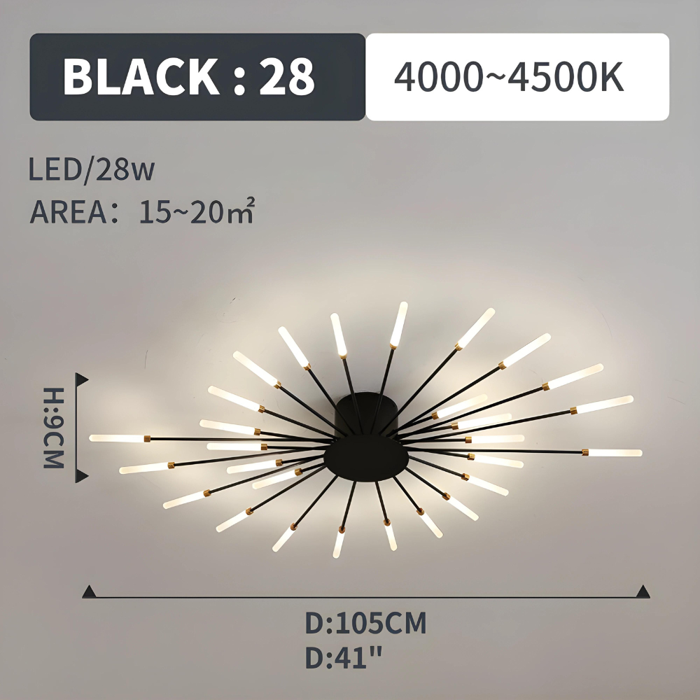 Nachtglanz LED-Kronleuchter