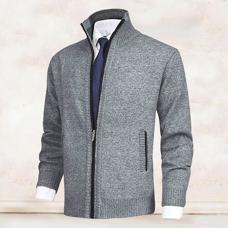 Connor - Eleganter und bequemer Cardigan mit Kragen