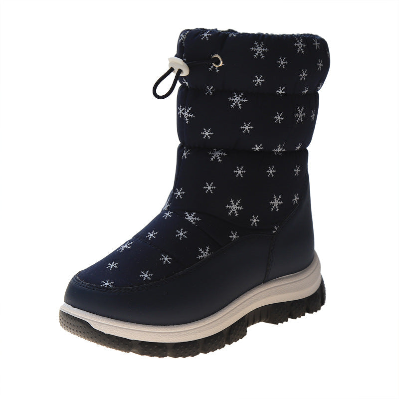 Ideales Geschenk: Hochwertiger, rutschfester und wasserdichter Schneestiefel aus Kunstfell für Damen