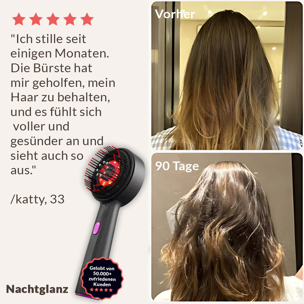 Haar-Öl-Rotlicht-Massagegerät