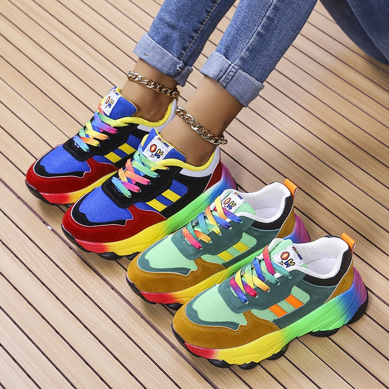 Azura - SwiftStep bequeme Regenbogenschuhe - Der ultimative Outdoor-Schuh für Stil und Komfort!