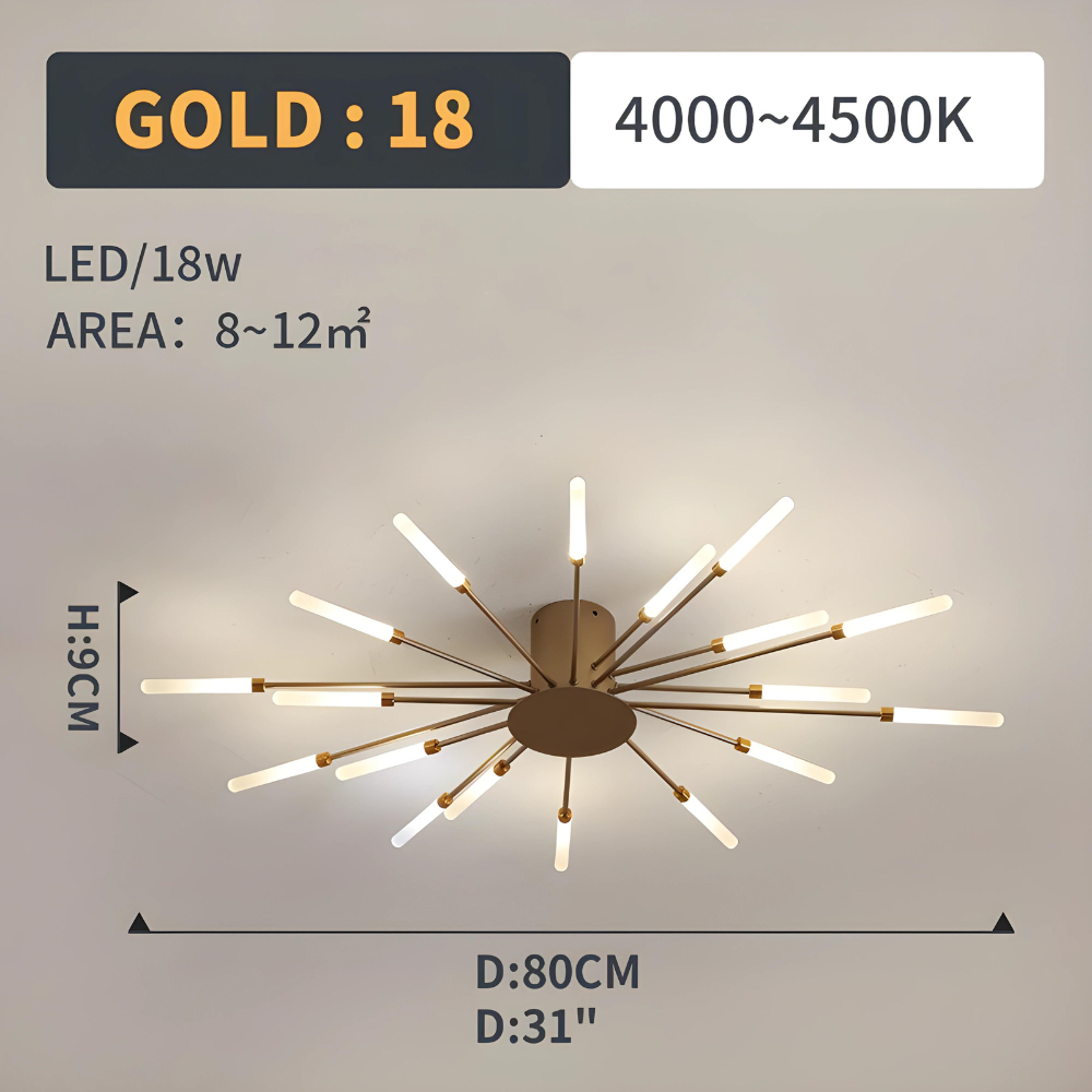 Nachtglanz LED-Kronleuchter