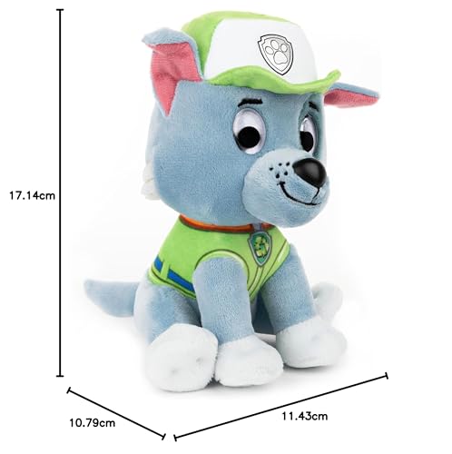 PAW Patrol Rocky Plush – 6-Inch Soft Cuddly Toy