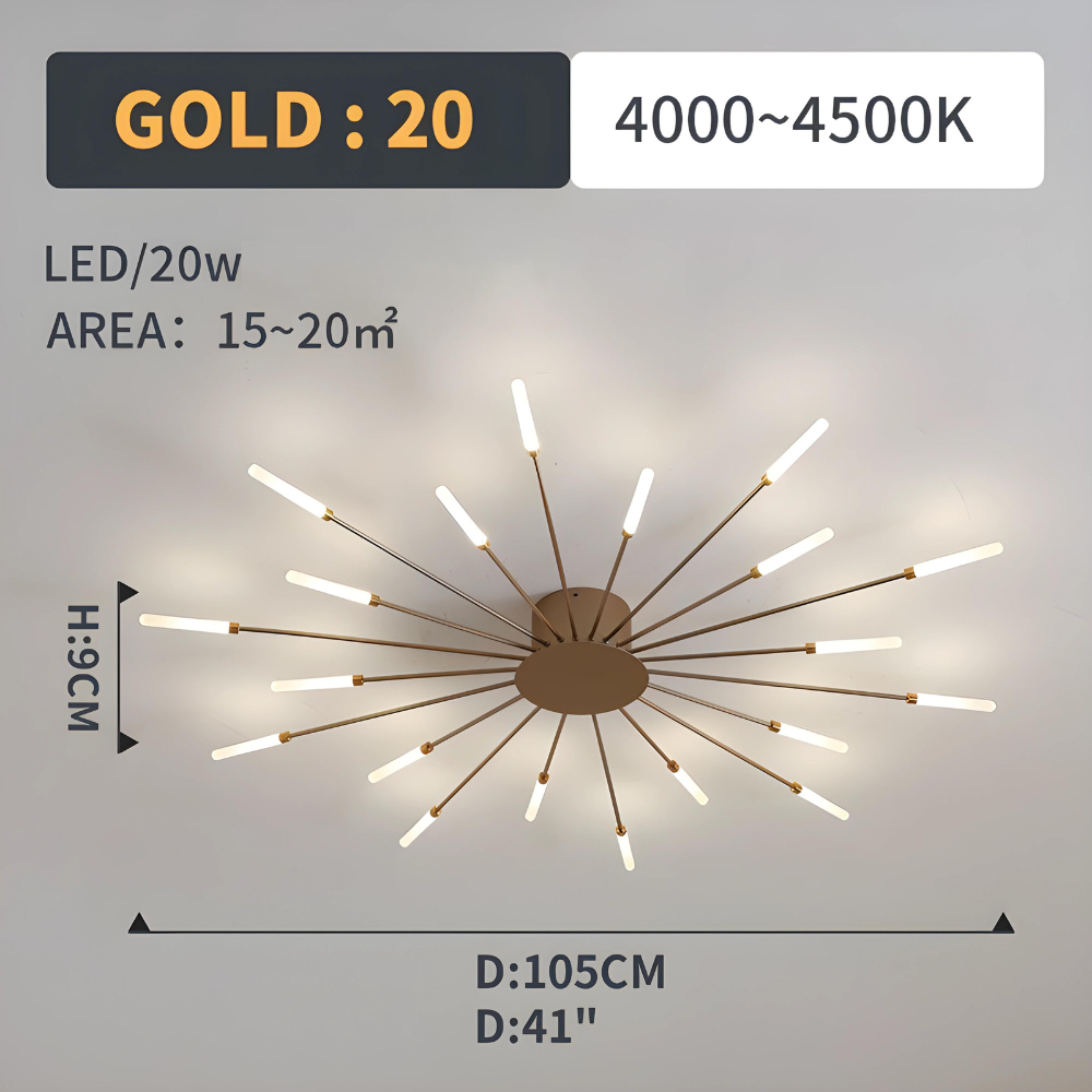 Nachtglanz LED-Kronleuchter