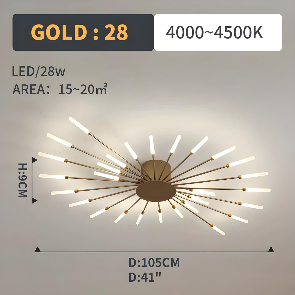 Nachtglanz LED-Kronleuchter