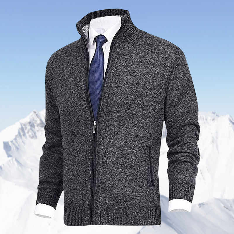 Connor - Eleganter und bequemer Cardigan mit Kragen