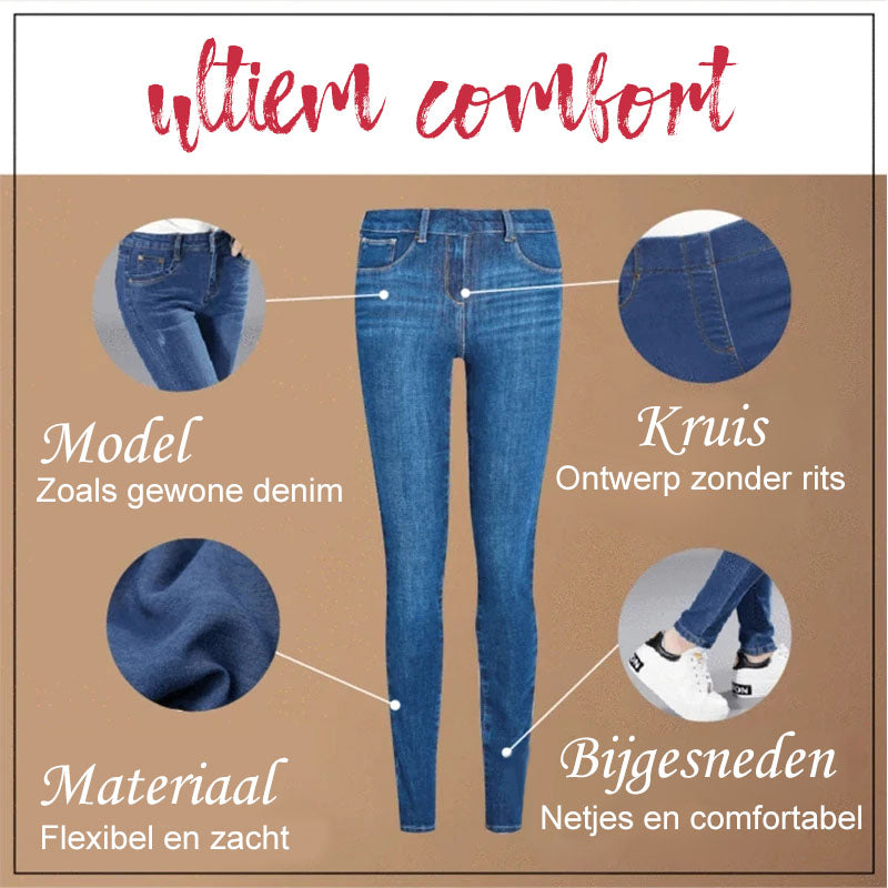 Theresa's™ Flairs Jeans Leggings mit perfekter Passform