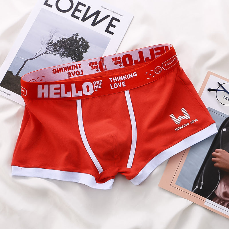 Tropical HELLO Boxershorts aus Baumwolle