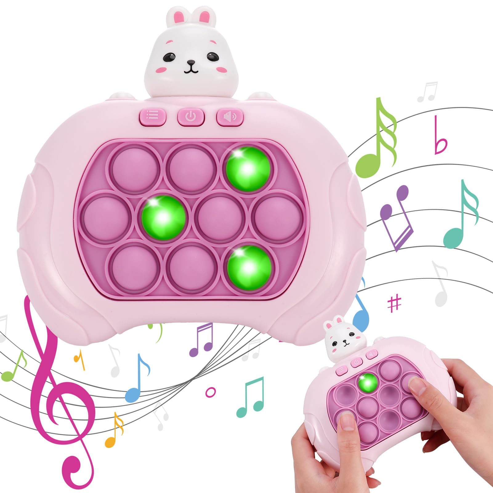 FRIUSATE Light-Up Pop Game – Sensory Fidget Bubble Controller for Kids & Stress Relief