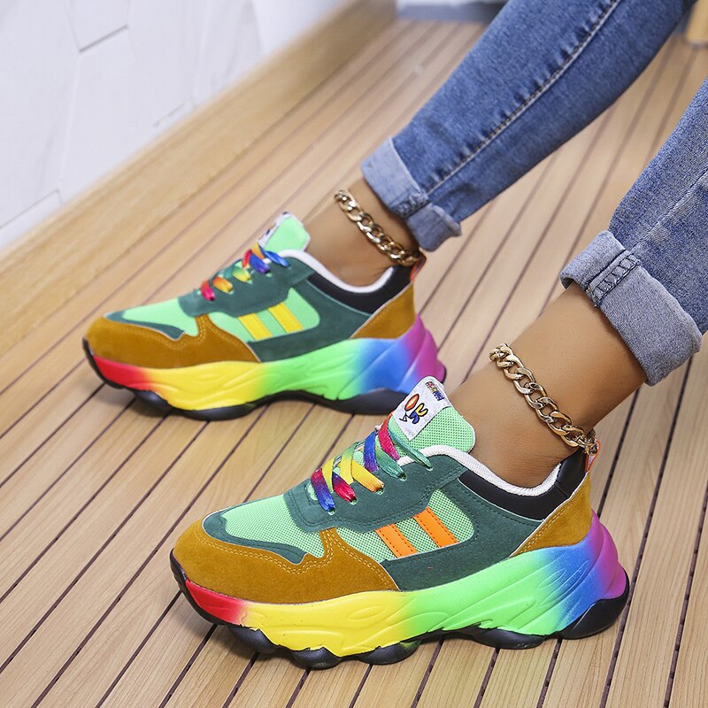 Azura - SwiftStep bequeme Regenbogenschuhe - Der ultimative Outdoor-Schuh für Stil und Komfort!