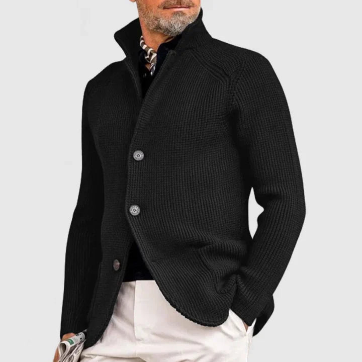 MARZIO™ | Stilvolle Strickjacke mit Knöpfen für elegante Männer