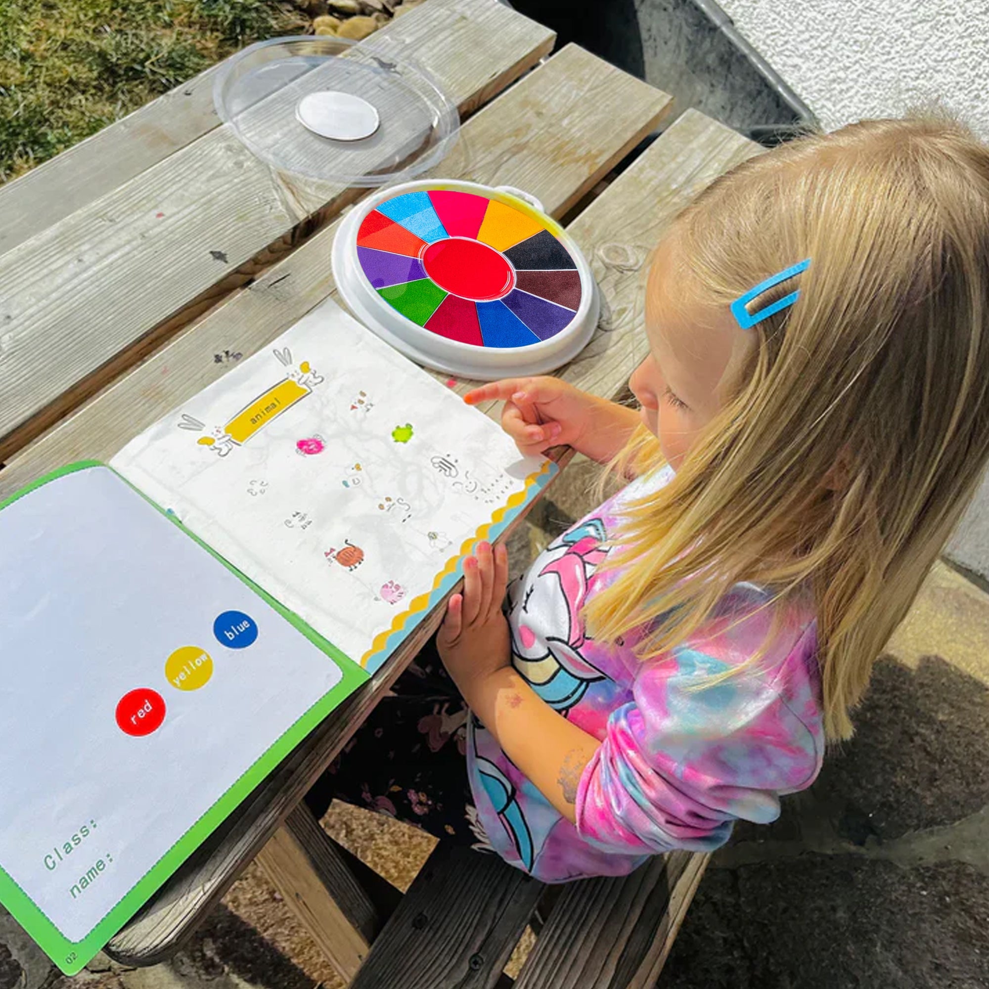 KiddoSpace Fingerfarben-Set