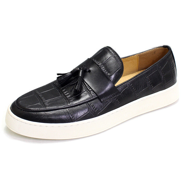 Nachtglanz™ - Angelo Herren Loafers Echtes Rindsleder Freizeitschuhe