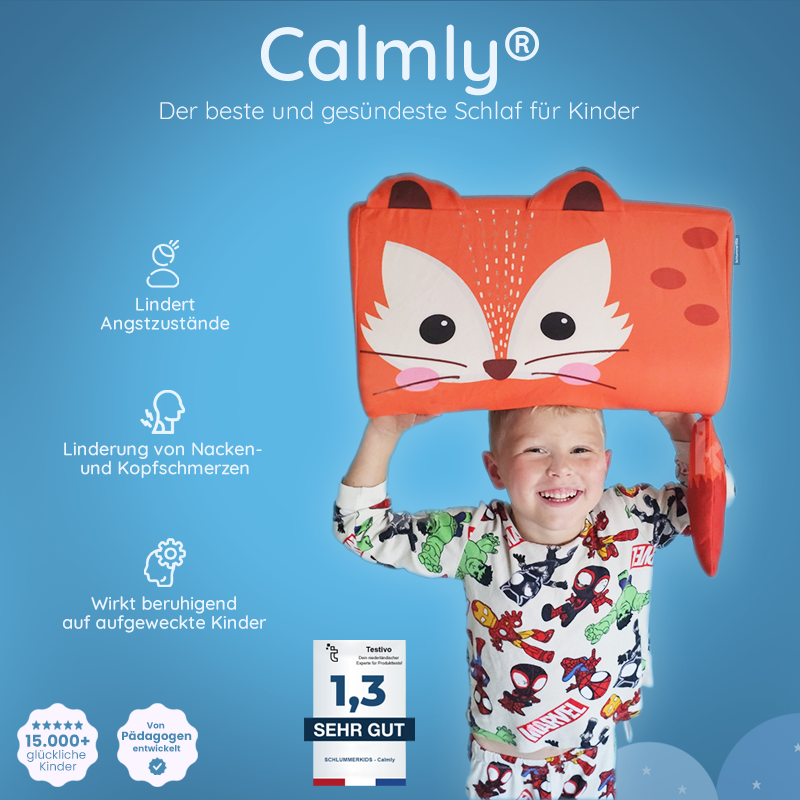 Calmly® - Das Kinderkissen für besseren und gesünderen Schlaf