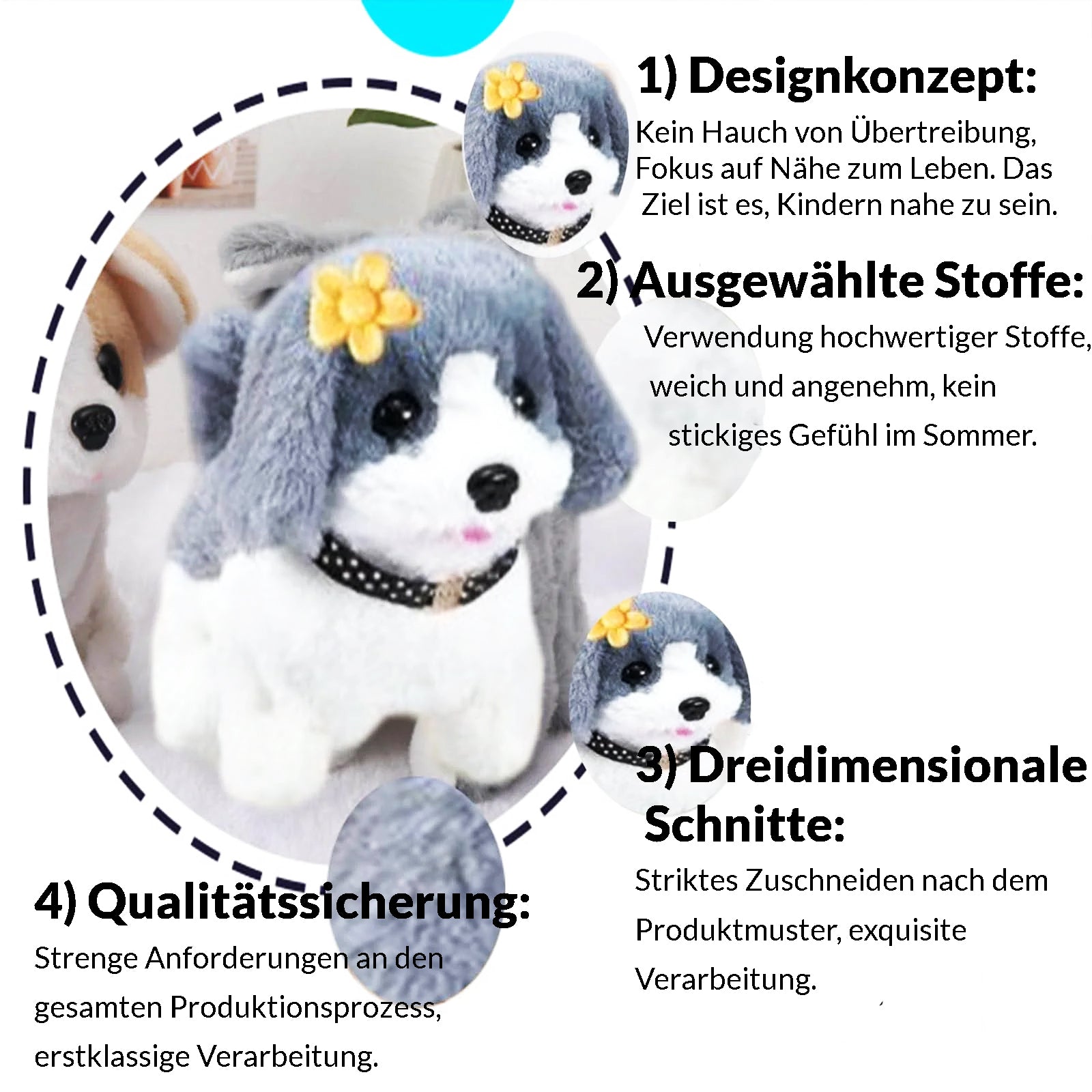 Snoopie – Der lebhafte interaktive Roboterwelpe