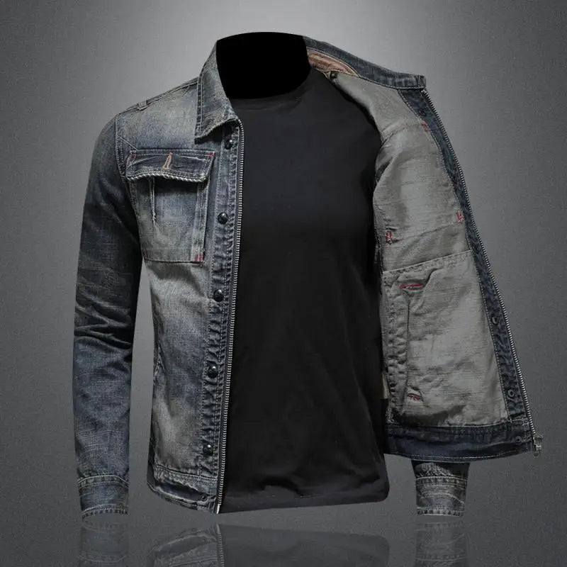 Carlo | Retro Denimjacke – Zeitloser Vintage-Stil für Herren