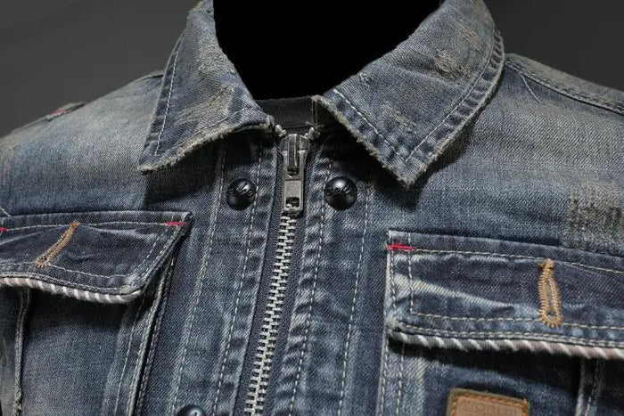 Carlo | Retro Denimjacke – Zeitloser Vintage-Stil für Herren