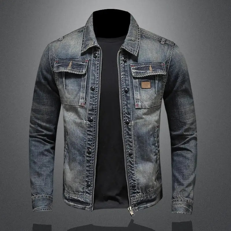 Carlo | Retro Denimjacke – Zeitloser Vintage-Stil für Herren