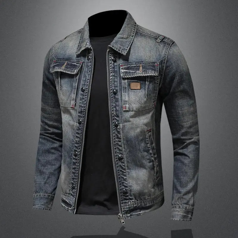 Carlo | Retro Denimjacke – Zeitloser Vintage-Stil für Herren