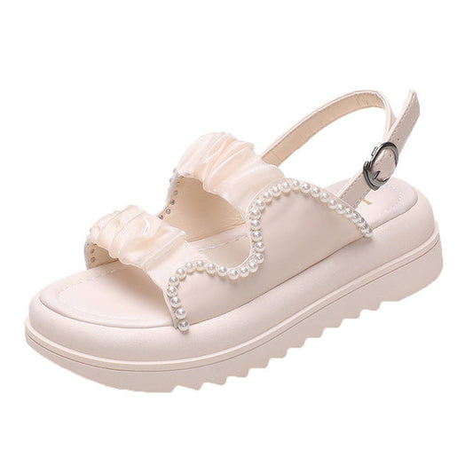 Nachtglanz™ - Errah Damen Sommer Strandbekleidung Sandalen