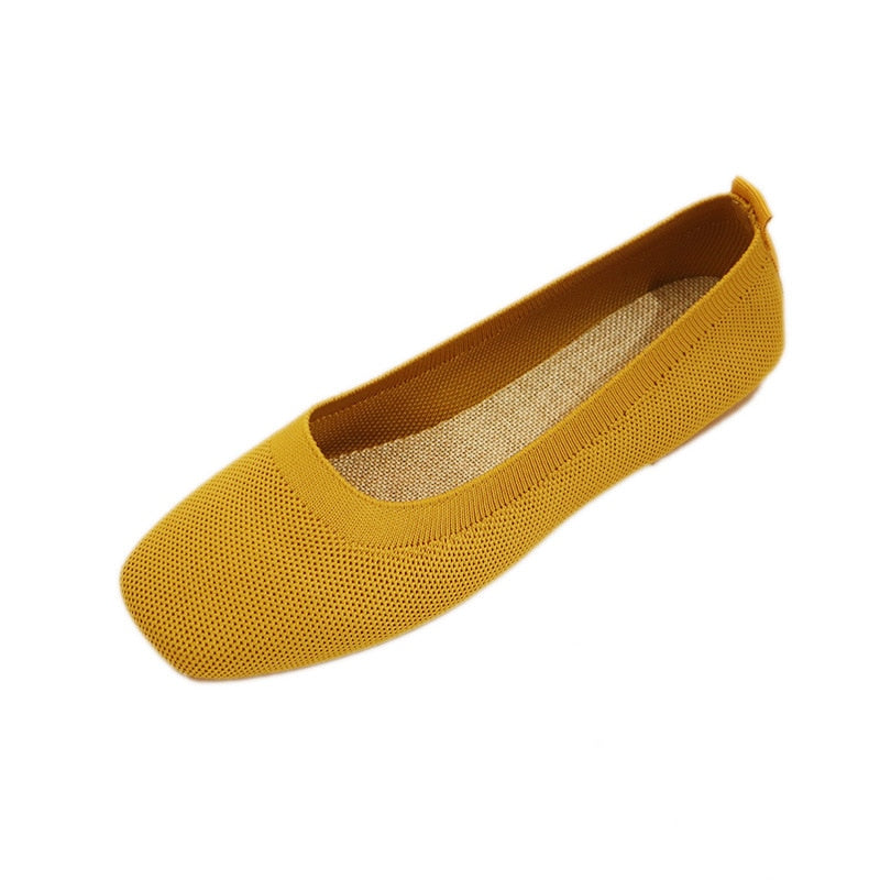 Atmungsaktive Loafers aus Maschenware für Frauen - Nachtglanz™