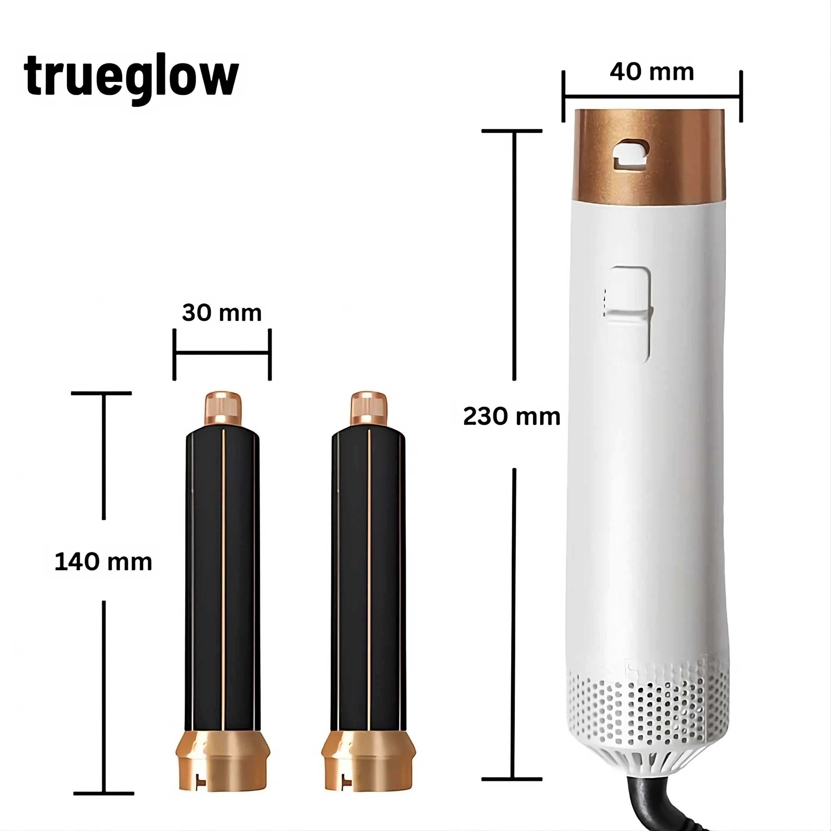 Trueglow's - 5 in 1 Luxus-Haarstyler