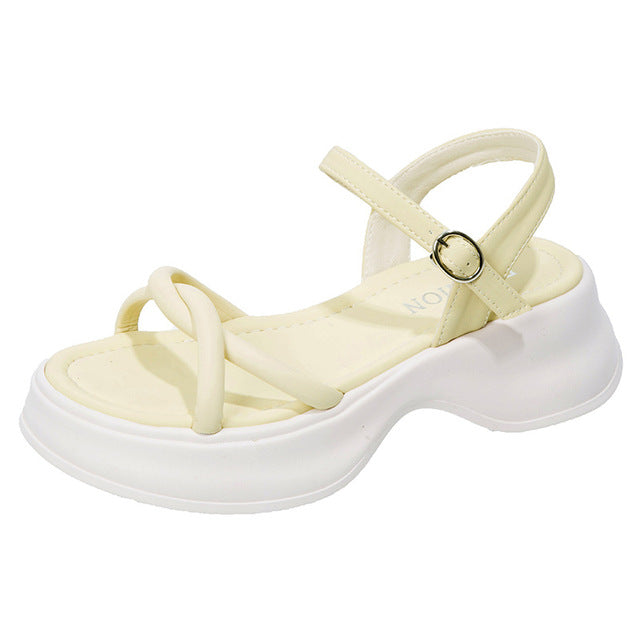 Nachtglanz™ - Erin Römische Sommer Sandalen mit dicken Sohlen für Frauen