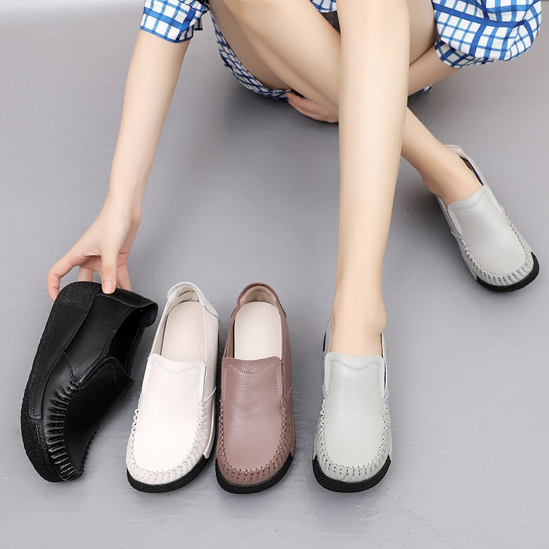 Nachtglanz™ - Mila Frauen Plattform Slip On Mokassins Loafers