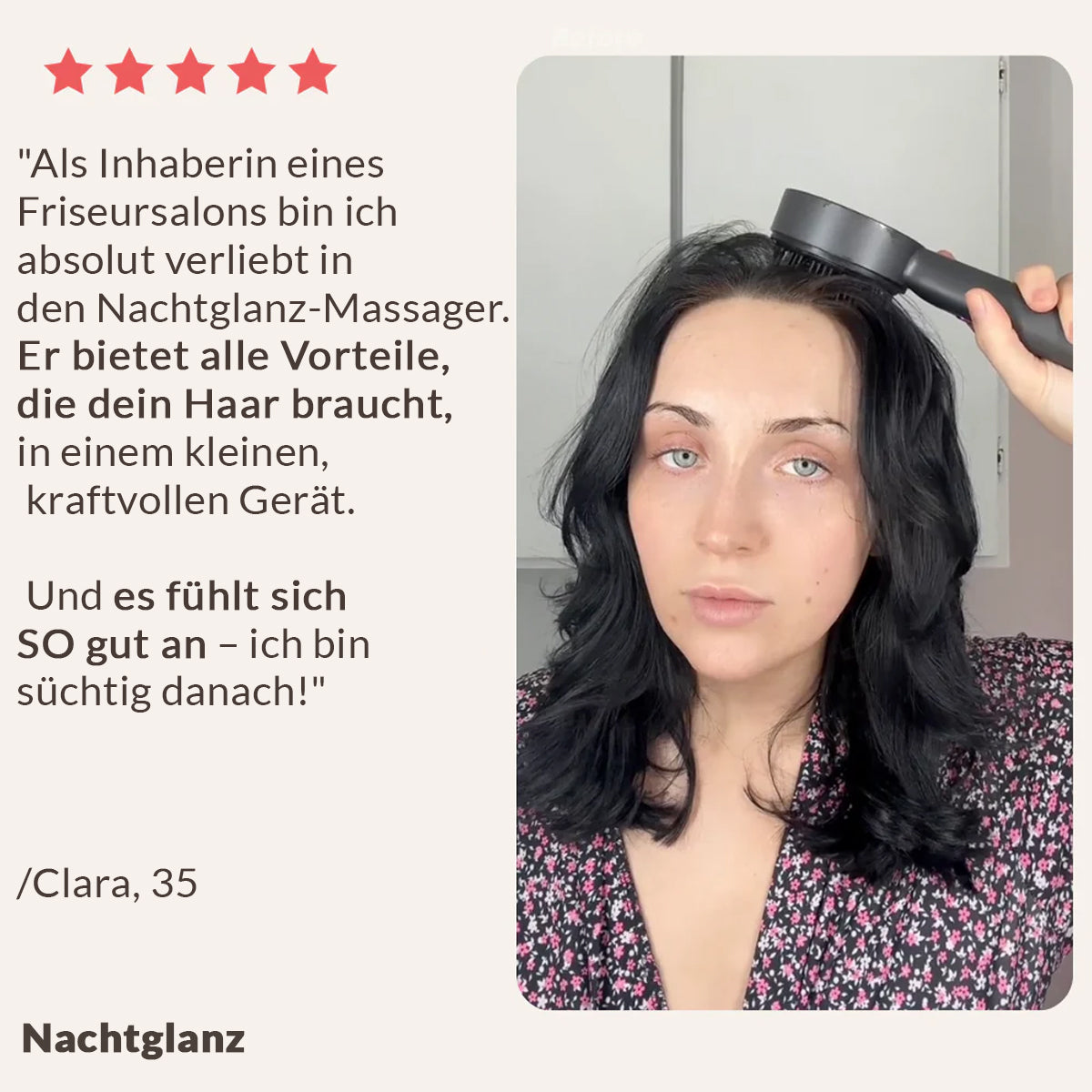 Haar-Öl-Rotlicht-Massagegerät