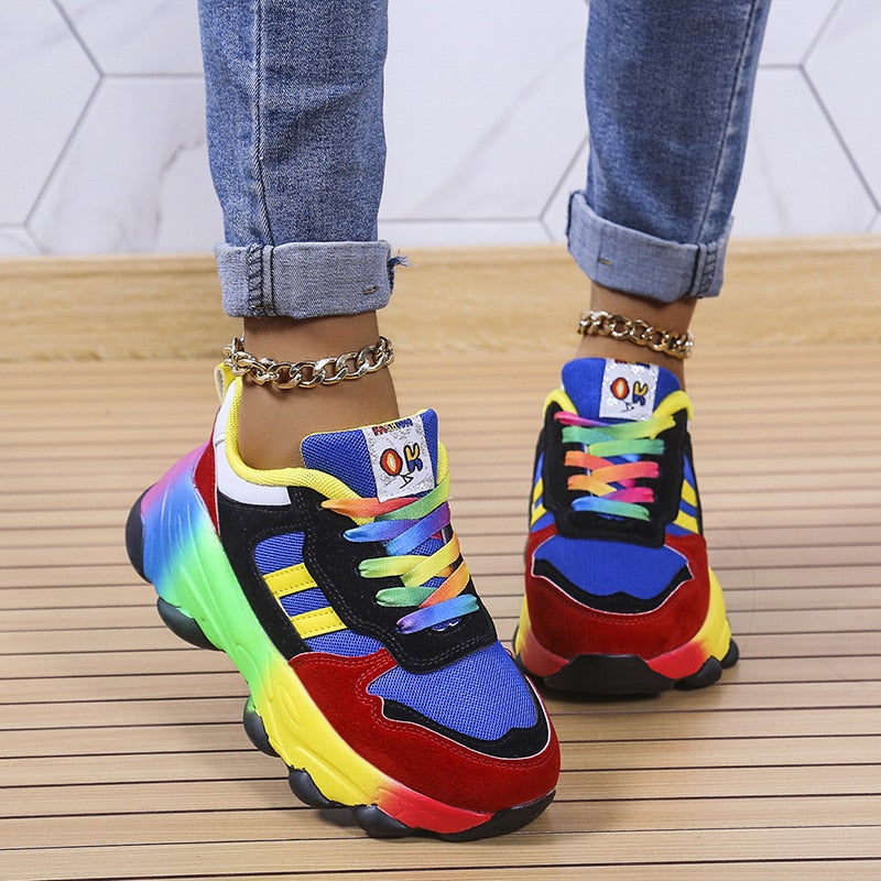 Azura - SwiftStep bequeme Regenbogenschuhe - Der ultimative Outdoor-Schuh für Stil und Komfort!