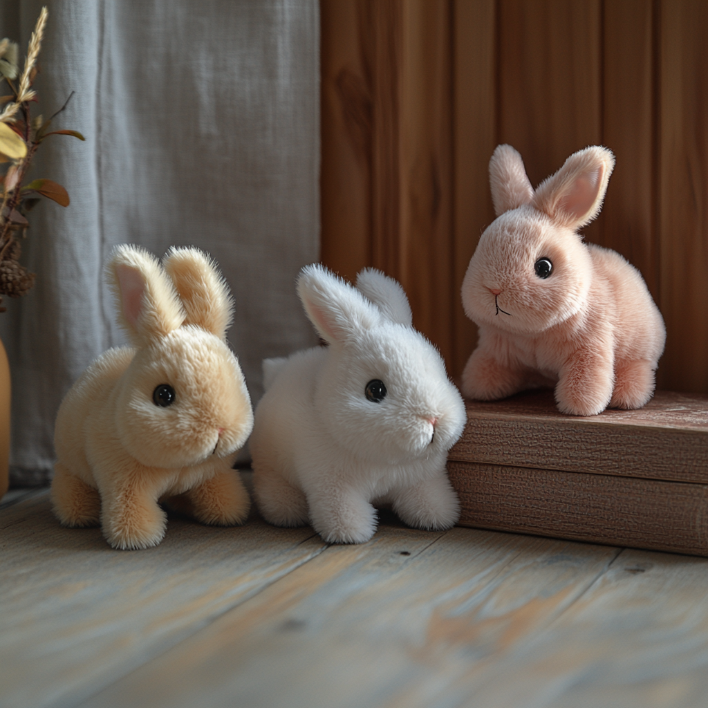 🟩🐇Bunby - Mein realistisches Kaninchen-Spielzeug