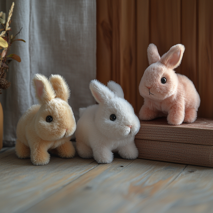 🟩🐇Bunby - Mein realistisches Kaninchen-Spielzeug
