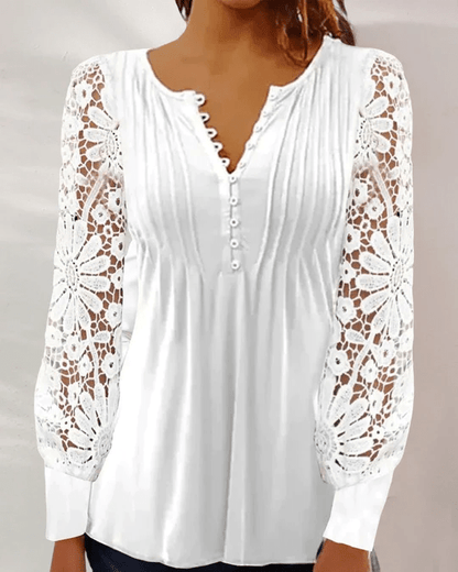 TheresaNachtglanz - Bluse mit langen Ärmeln - Elegant und gemütlich