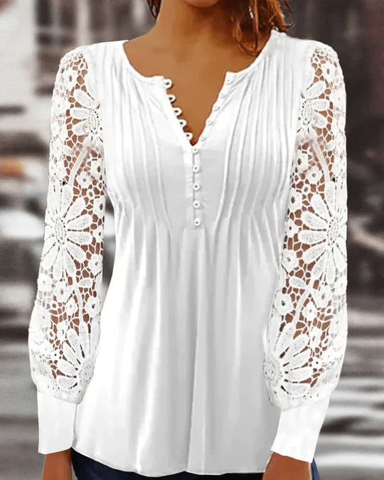 TheresaNachtglanz - Bluse mit langen Ärmeln - Elegant und gemütlich