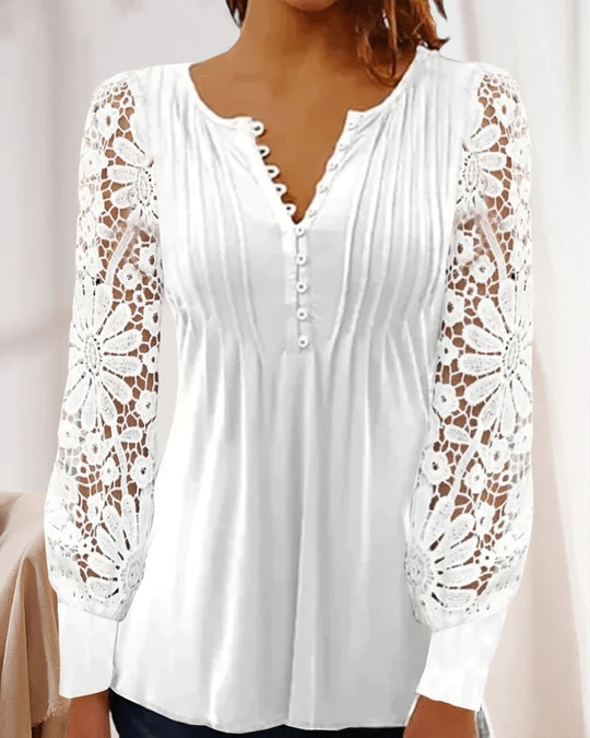 TheresaNachtglanz - Bluse mit langen Ärmeln - Elegant und gemütlich