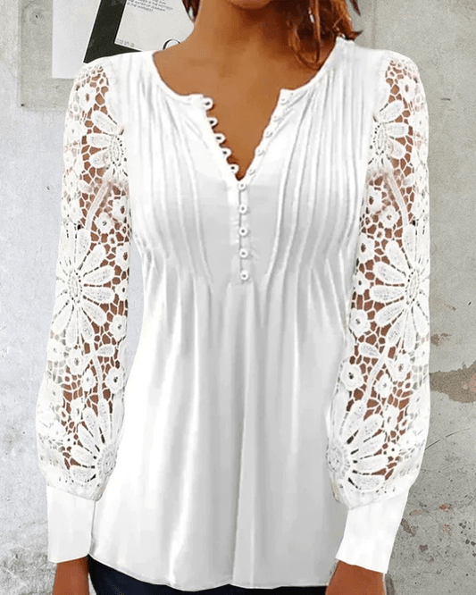 TheresaNachtglanz - Bluse mit langen Ärmeln - Elegant und gemütlich