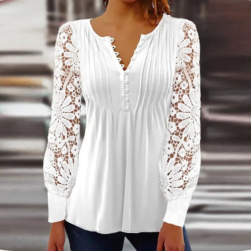 TheresaNachtglanz - Bluse mit langen Ärmeln - Elegant und gemütlich